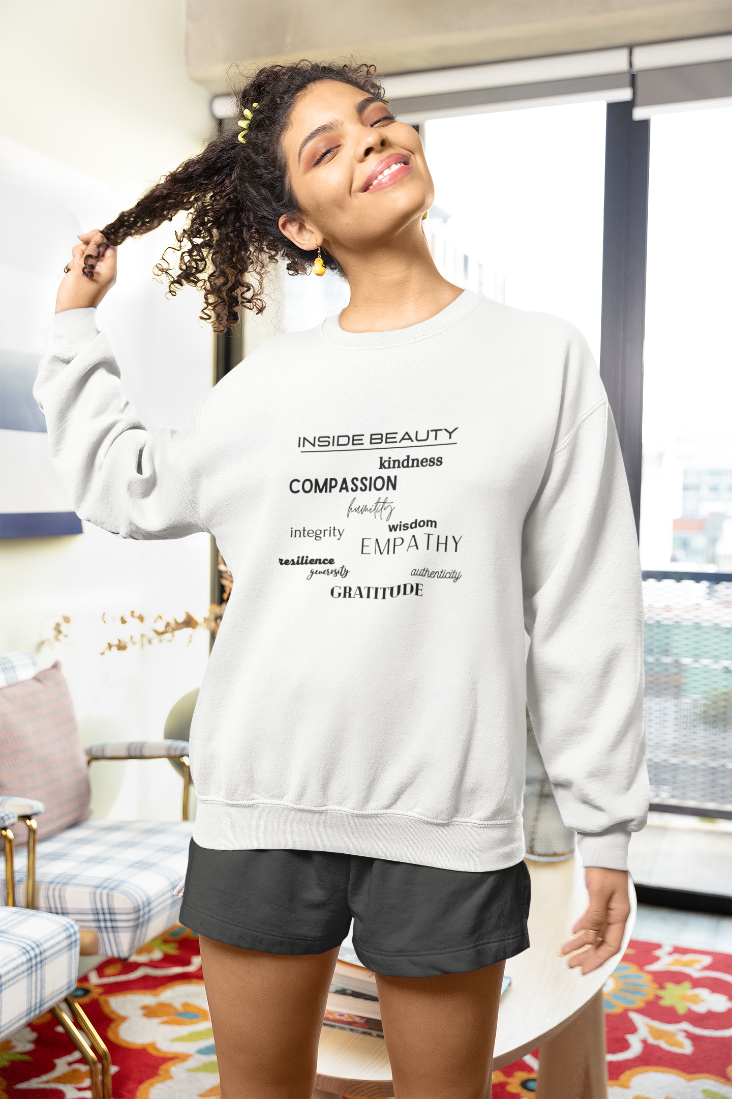 inside beauty sweatshirt