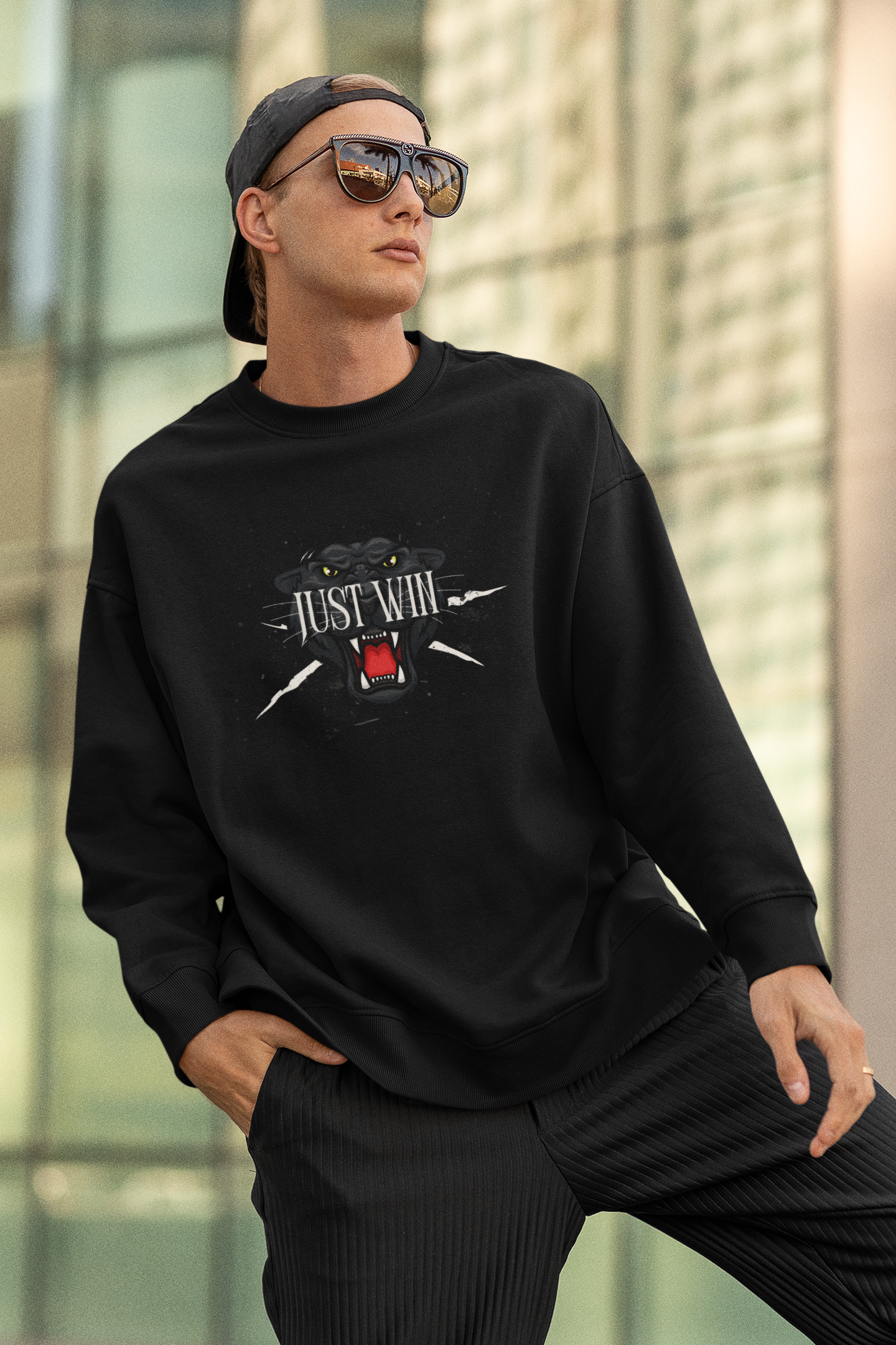 just win sweatshirt