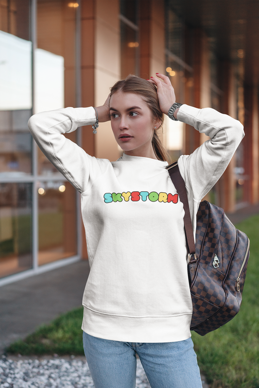 colorful sky sweatshirt