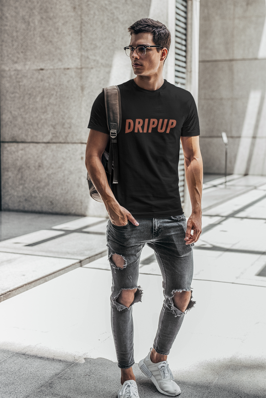 brown dripup shirt