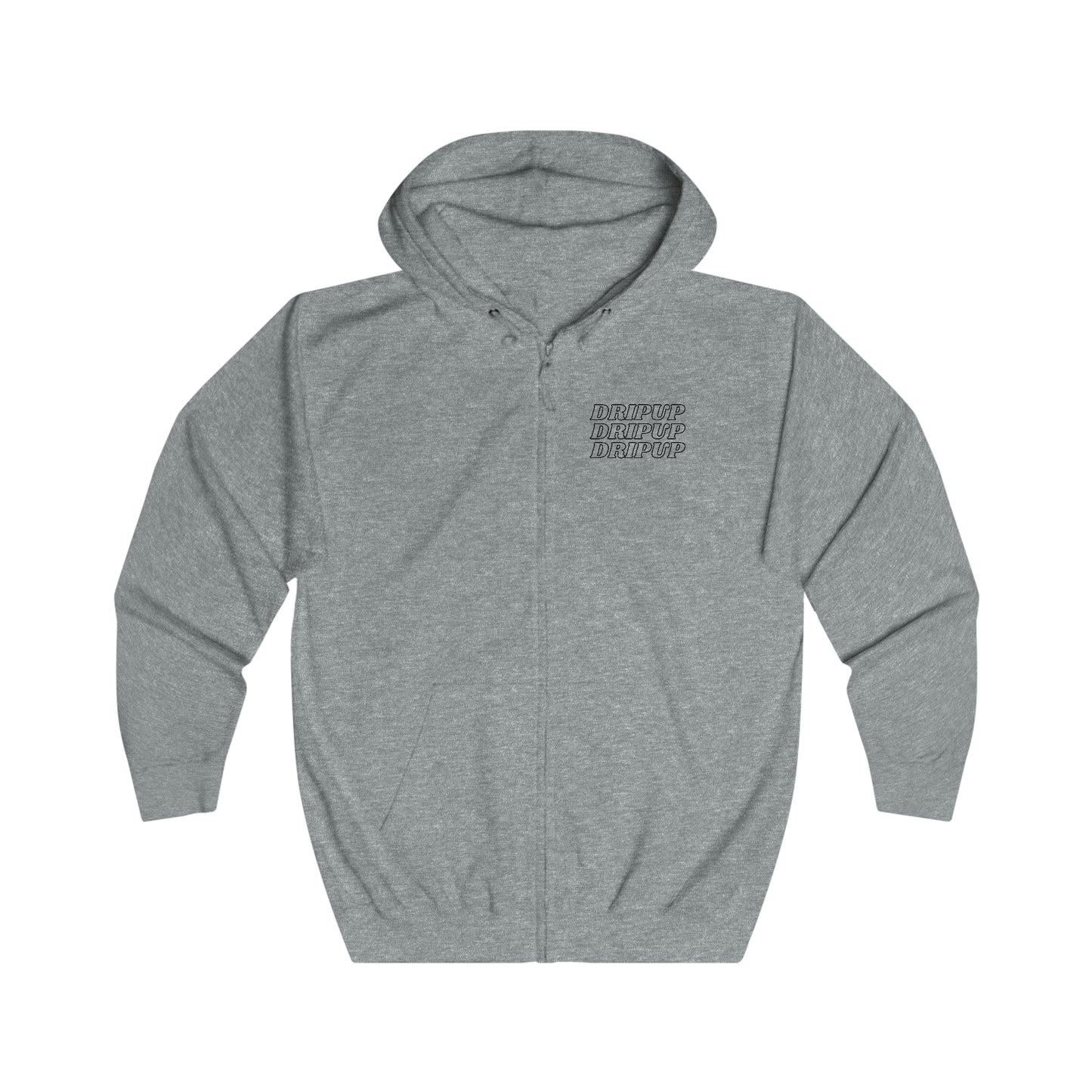 triple dripup zip hoodie