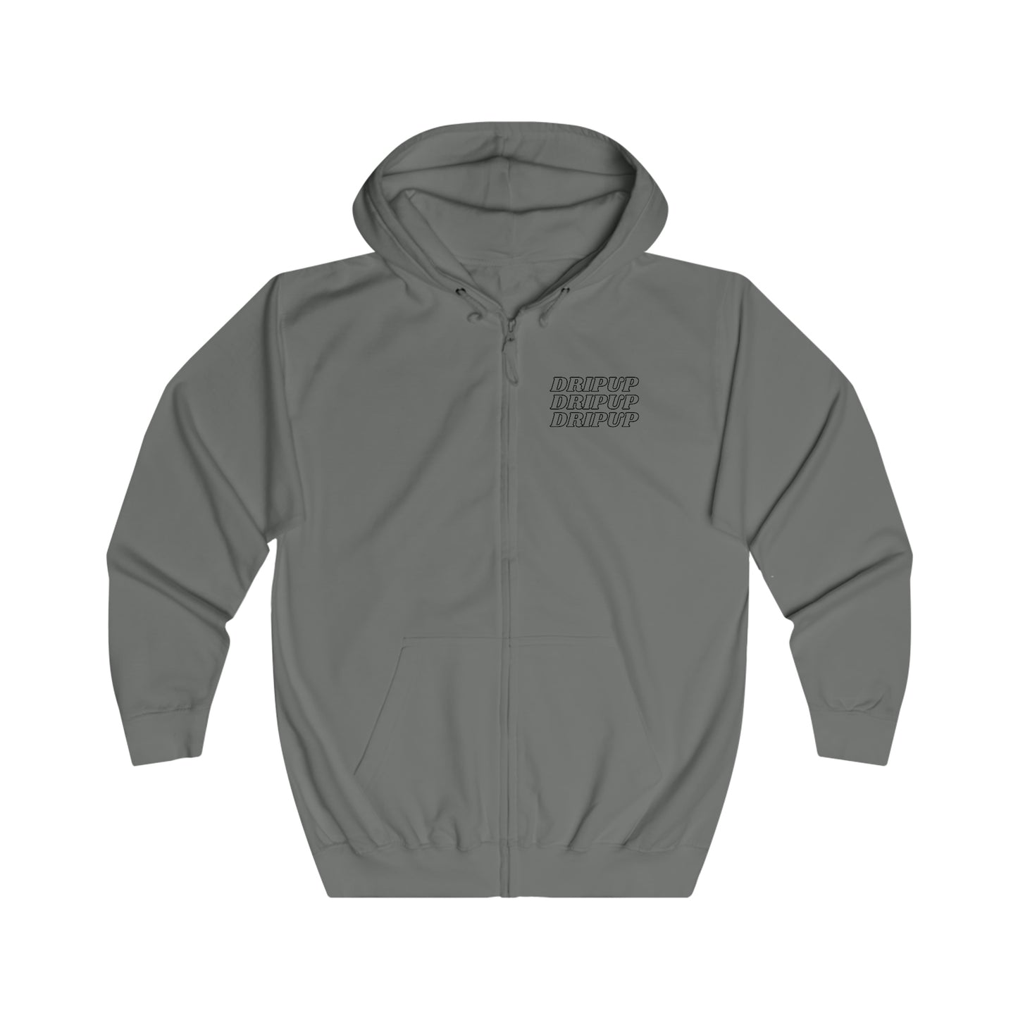 triple dripup zip hoodie