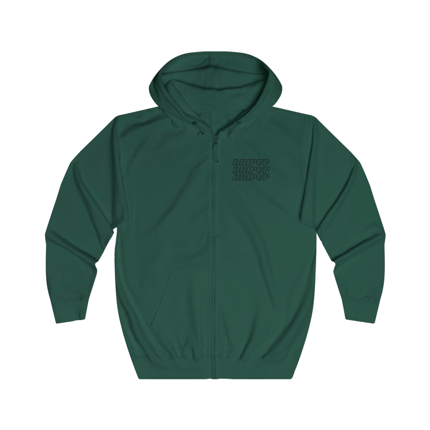 triple dripup zip hoodie