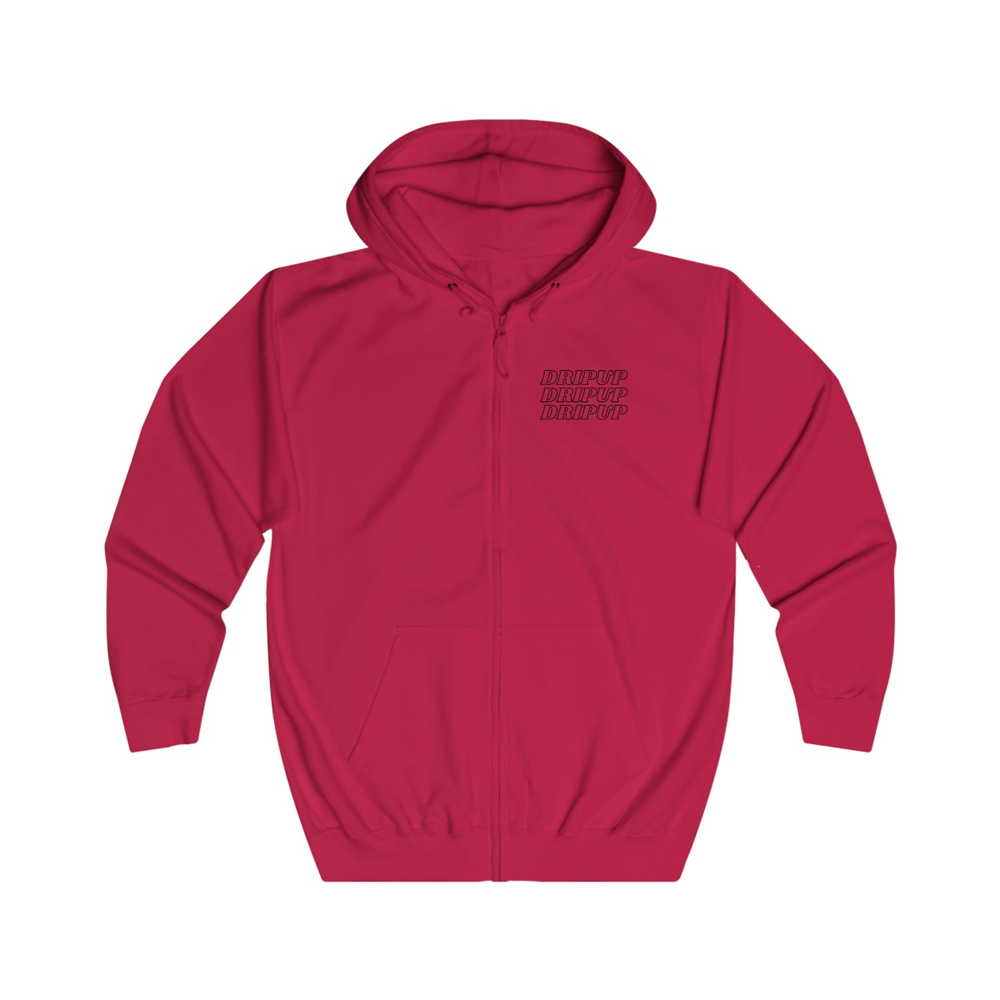 triple dripup zip hoodie